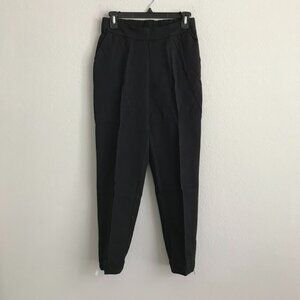 Isaac Mizrahi Live! Petite 24/7 Stretch Pants w Pintuck - Black (Sz 0P) a628063